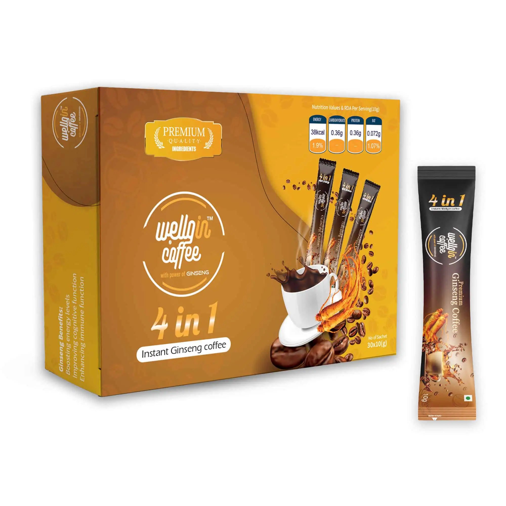 wellgin coffee 30 pack image